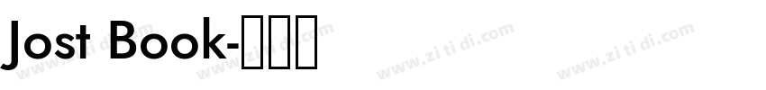 Jost Book字体转换
